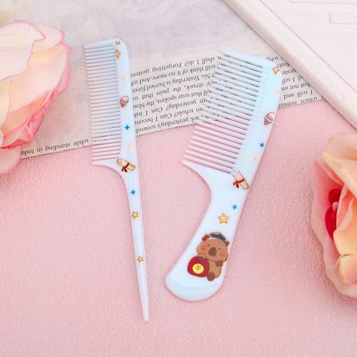 Set de 2 Peines Plásticos para Niñas Azul miniatura 4