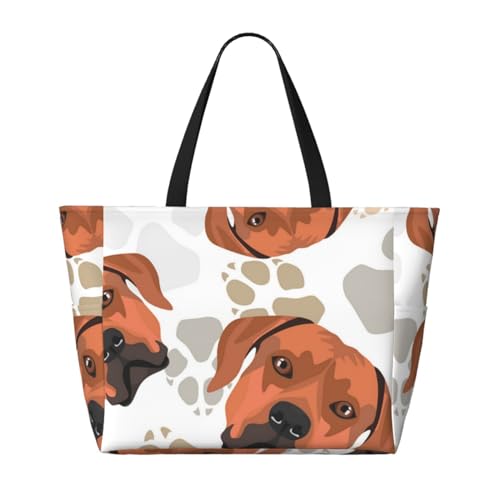 Sac de plage Rhodesian Ridgeback idéal pour vos sorties estivales