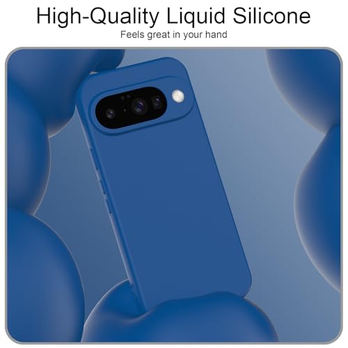Taneny Silicone Case for Google Pixel 10, Durable and Stylish Drop Tested Soft Silicone Gel Rubber Slim Fit Shockproof Protection Phone Cover for Pixel 10, Blue - image 6