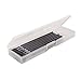 Gel Ink Pen Refills for Chris.W Smile Counter Pen, 0.5mm Extra Fine Tip, Black Ink - Pack of 12Pcs Refills w/a Clear Storage Box