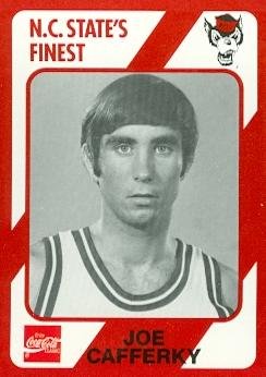 Autograph Warehouse Joe Cafferky Basketball Card (N.C. North Carolina State) 1989 Collegiate Collection No.55