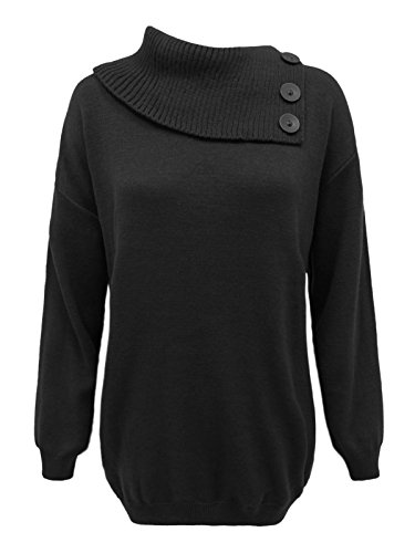 Preisvergleich Produktbild Missmister Damen Pullover Gr. 50, schwarz