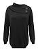 Produktbild Missmister Damen Pullover Gr. 50, schwarz