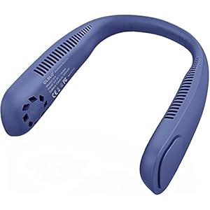 Draagbare nekventilator, 9000mAh oplaadbare persoonlijke ventilator, Blaiseloze nekventilator, 18 uur Run Time Low Noise…