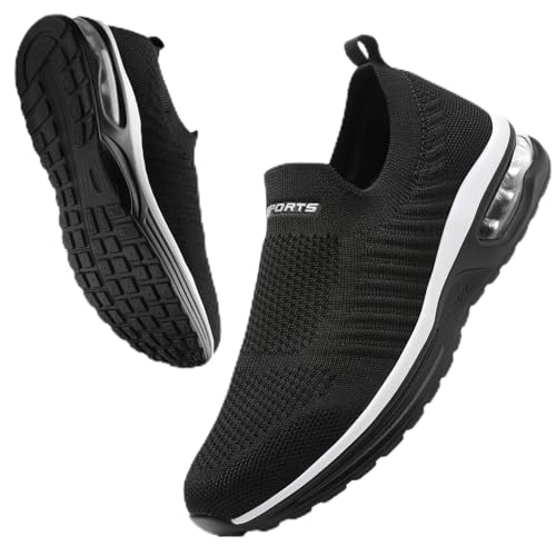 Littleplum Damen Slip On Sneakers Leicht Turnschuhe Bequem Atmungsaktiv Mesh Sneakers Damen...