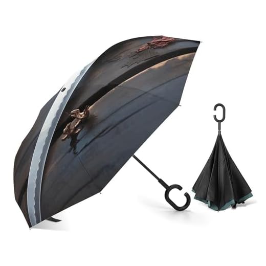 LQWOK Samurai Sword Reverse Umbrella