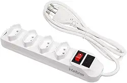 Filtro de Linha com 4 tomadas EPE 1004 Branco Intelbras