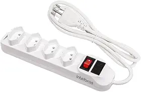 Filtro de Linha com 4 tomadas EPE 1004 Branco Intelbras
