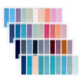 800 Pcs Sticky Tabs, 40 Colors Tabs for Annotating Books, Writable and Transparent Page Markers, Rep