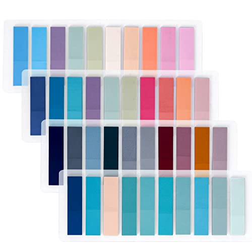 800 Pcs Sticky Tabs, 40 Colors Tabs For Annotating Books, Writable And Transparent Page Markers, Repositionable Annotation Tabs, Index Tabs For Book Markers, Classify Files #TOP26