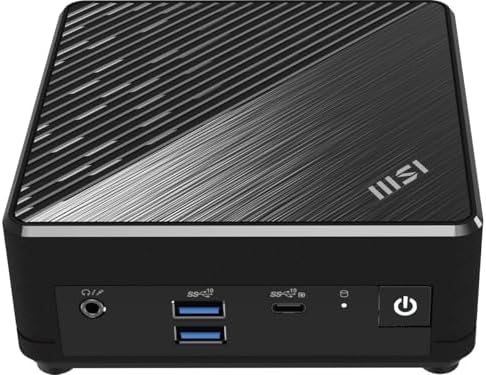 MSI Cubi Mini Desktop, Intel i5-1235U 10-Core, Intel Iris Xe Graphics, 64GB DDR4 4TB M.2 SSD, Thunderbolt 4, Wi-Fi, Bluetooth 5.3, DP, Win11 Pro