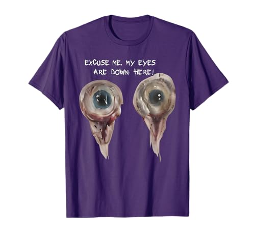Excuse Me, My Eyes Are Down Here Baby, Eyes Weirdcore T-Shirt