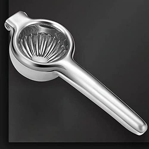 jingtinghy Entsafter Edelstahl Manuelles Juicer Kleiner tragbarer Zitronen-Juicer-Manuelle Obst-Squeezing Handdruck Exprimidor Küchenwerkzeuge (Color : Big)