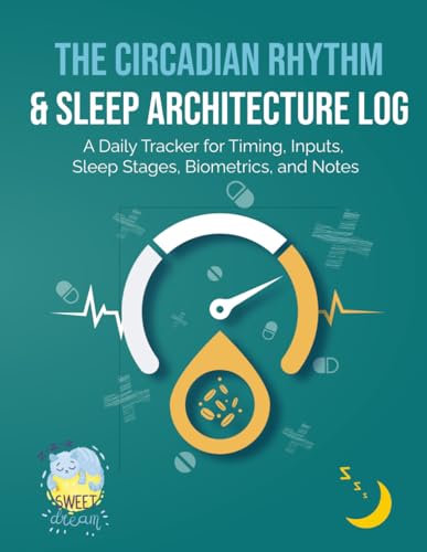 The Circadian Rhythm & Sleep Architecture Log: A Daily Tracker for Timing, Inputs, Sleep Stages, Biometrics, and Notes