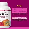 Natural Factors, Kids Chewable Vitamin C 500 mg, Supports Immune Health, Bones, Teeth and Gums, Mixed Fruit, 90 Wafers