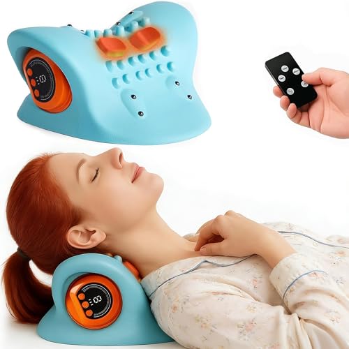 COFANKIA 3-in-1 Neck Massager,Neck Massager Pillow with Heat,Pulse,Vibration,3 Modes Neck and...
