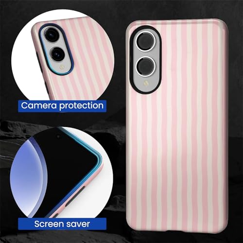 Coque double couche Samsung S25 Edge antichoc HL2 rose - 4