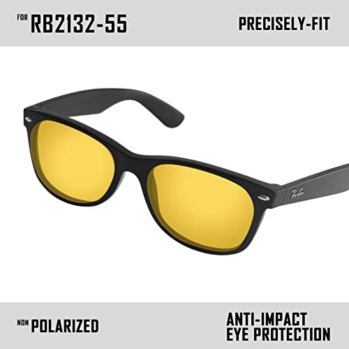 Image of Polarized Replacement Lenses for Ray-Ban Wayfarer RB2132 Sunglass