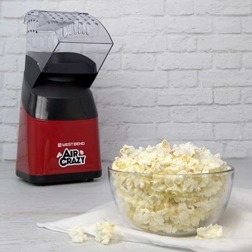 West Bend Air Crazy Hot Air Popcorn Popper Machine for Healt