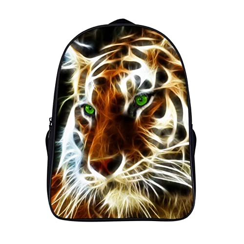 Sac d'école unisexe pour les sorties et voyages des garçons et filles passionnés de tiger