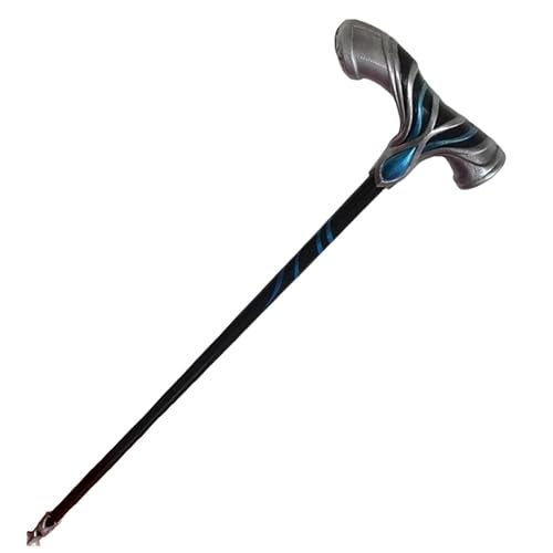 damdos Halloween Prop 40" Neuvillette Cane Cosplay Swords,Cosplay Accessories Water Dragon King Cane Cosplay Prop Birthday Gifts