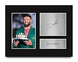 HWC Trading Jon Rahm Gifts Printed Signed Autograph Picture for Golf Memorabilia Fans - US Letter (ID-008176)