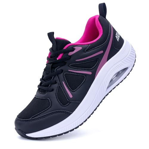 QAUPPE Womens Walking Shoes with Arch Support Athletic Orthotic Sneakers for Women Foot Pain Relief...