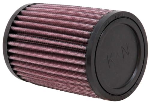 Image of K&N High-Flow Original Lifetime Universal Clamp-On Air Filter: High Performance, Premium, Washable: Flange Diameter: 1.75 In, Filter Height: 5 In, Flange Length: 0.625 In, Shape: Round, RU-0360