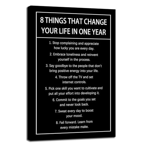 Inspirational Wall Decor 8 Things That Change Your Life In