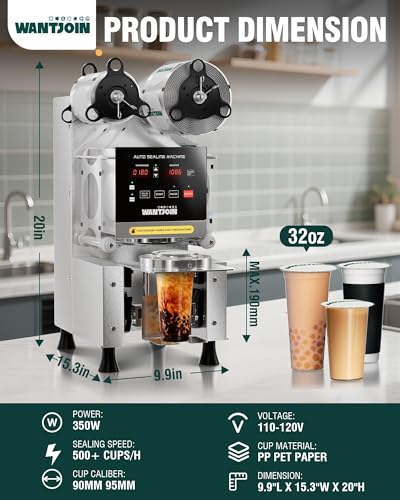 Commercial Bubble Tea Sealing Machine