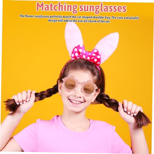 KESYOO Girls Purse Cat Crossbody Bag Lightweight Glasses Kawaii Bag for Teenagers4