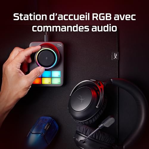Casque Gaming sans Fil HyperX Cloud Alpha 2 PC PS5 Switch avec Micro détachable