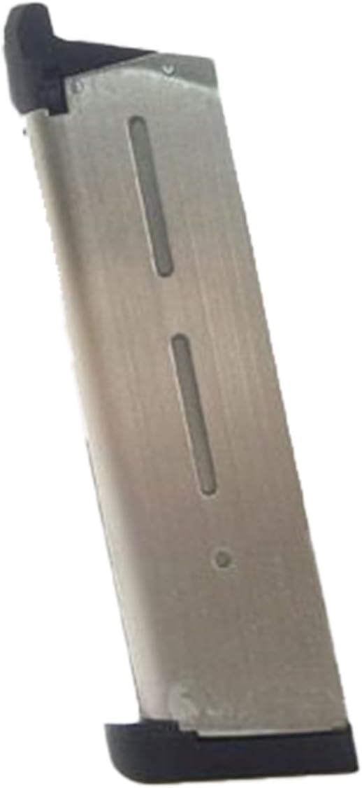 Tokyo Marui 1911 MEU 28 Round Airsoft Green Gas Magazine - (Silver)
