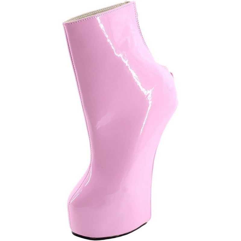 Botas de plataforma sin tacón de 20 cm para tus looks góticos de festival