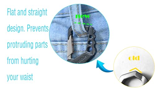 Image of Hephis Skull Heavy Duty Key Chain,Car Emergency Escape Tool, Seat belt Cutter,Bottle Opener,Carabiner Car Key Chains