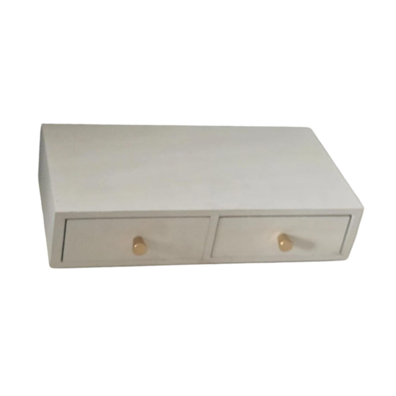 Kaffeezubehör Holz Kaffeekapselhalter Schubladenständer Tischregal Aufbewahrungsbox mit Stabilem Holz Und Bequemer Nutzung für Büro Küche Café Dekorat, Weiß