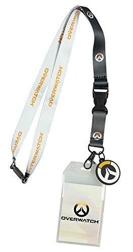 Lanyard Overwatch BioWorld tour de cou geek pour badge et clés