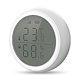 ♥ 【Almacenamiento de datos gratuito】 Cuenta con almacenamiento de datos a bordo de 30 días. Puede ver los registros recientes de temperatura y humedad libremente. Realice un seguimiento fácil de los cambios de datos mediante la visualización del gráfico de curvas.