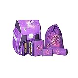 Material de poliéster Spirit- Bolsos Escolares, Color Morado, Unisex (Gataric International Group 405791)