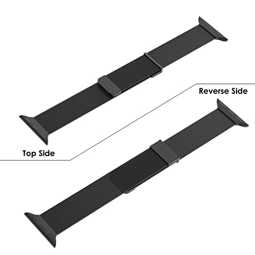 Tuocal Metal Upgraded Strap Compatible with Apple Watch Strap 42mm(Series 3/2/1) 44mm 45mm 46mm - Image 2
