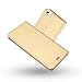 Produktbild Radoo iPhone 5/5S/SE Hülle, Premium PU Leder Handyhülle Brieftasche-Stil Magnetisch Folio Flip Klapphülle Etui Brieftasche Hülle Schutzhülle Case Cover für Apple iPhone 5/iPhone 5S/iPhone SE (Gold)