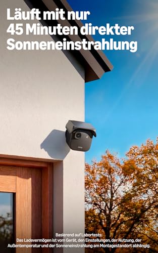 Blink Solaris 2K+ (neueste Gen.), Solarbetriebene, kabellose, intelligente Sicherheitskamera, 2K-Video, Inkl. Sync-Modul… – Ansicht 3