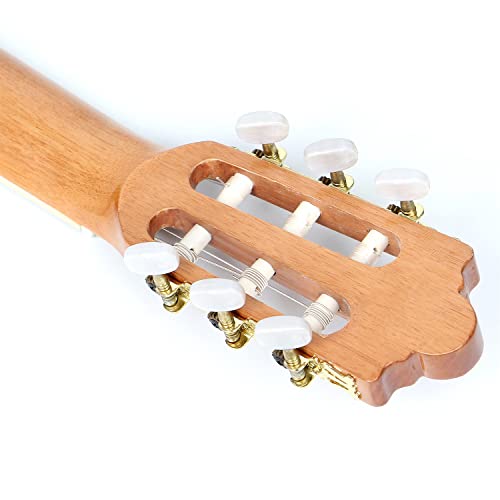 MEIeynt Guitare Acoustique Classique 39 » – Standard Pleine Taille 6 Cordes Naturelles avec Sac de Transport, accordeur… - Les Beatles, Paul McCartney, John Lennon, RIngo Starr, George Harrison MEIeynt Guitare Acoustique Classique 39'' - Standard Pleine Taille 6 Cordes Naturelles avec Sac de Transport, accordeur… – Image 6