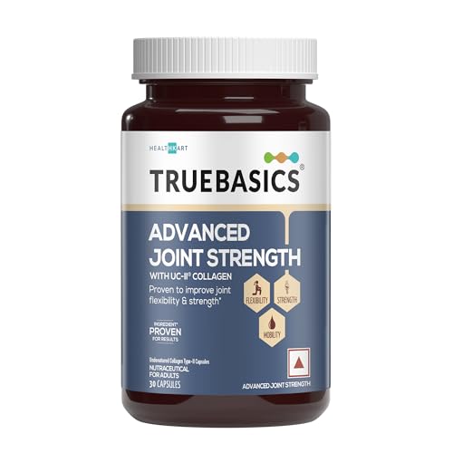 Image of TrueBasics Advanced Joint Strength with UC-II Collagen 40mg (30 Capsules) | For Joint Strength, Flexibility & Mobility