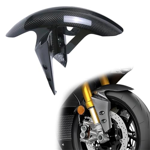 Garde-Boue Avant Moto Anti-Éclaboussures Carbon Black