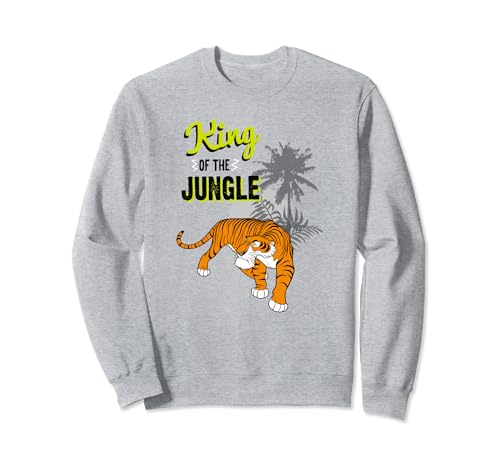 Sweatshirt Disney Shere Khan pull col rond Le Livre de la Jungle pour adulte
