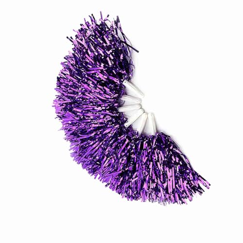 RiToEasysports 7 colores 6pcs porristas pompones fiesta de baile accesorio - Material para vacaciones Celebrate (#6)