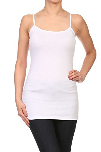 Preisvergleich Produktbild Bubble B Damen Tank-Top, lang, erhältlich - Weiß - Klein