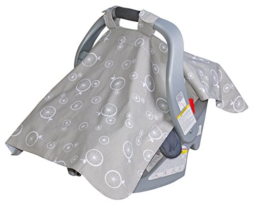 Image of Infant Car Seat Veil, Wheelie Birds