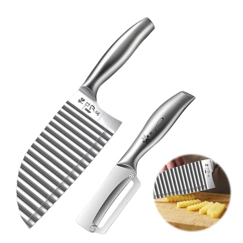 Stainless Steel Crinkle Cutter Knife